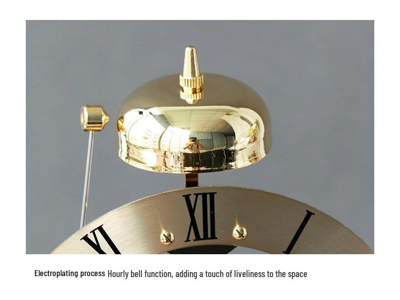 Black Walnut Solid Wood Alarm Clock with Night Light: Pure Time Mechanical Movement