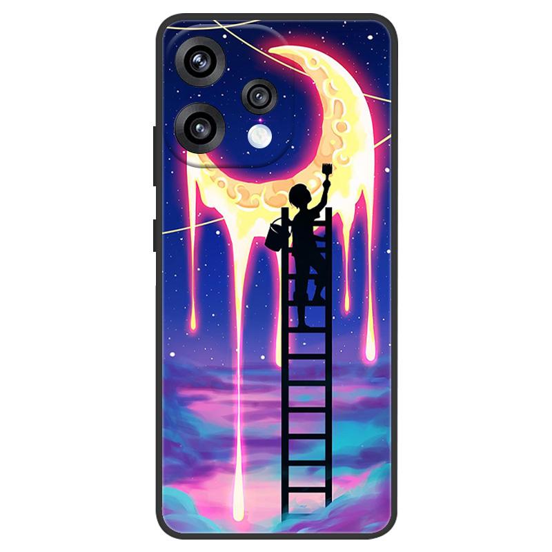 For OPPO Reno 15 Case For OPPO Reno 15C Cover Cute Flower Printing Soft Silicone Cases For OPPO Reno15C Reno15 Coque Fundas