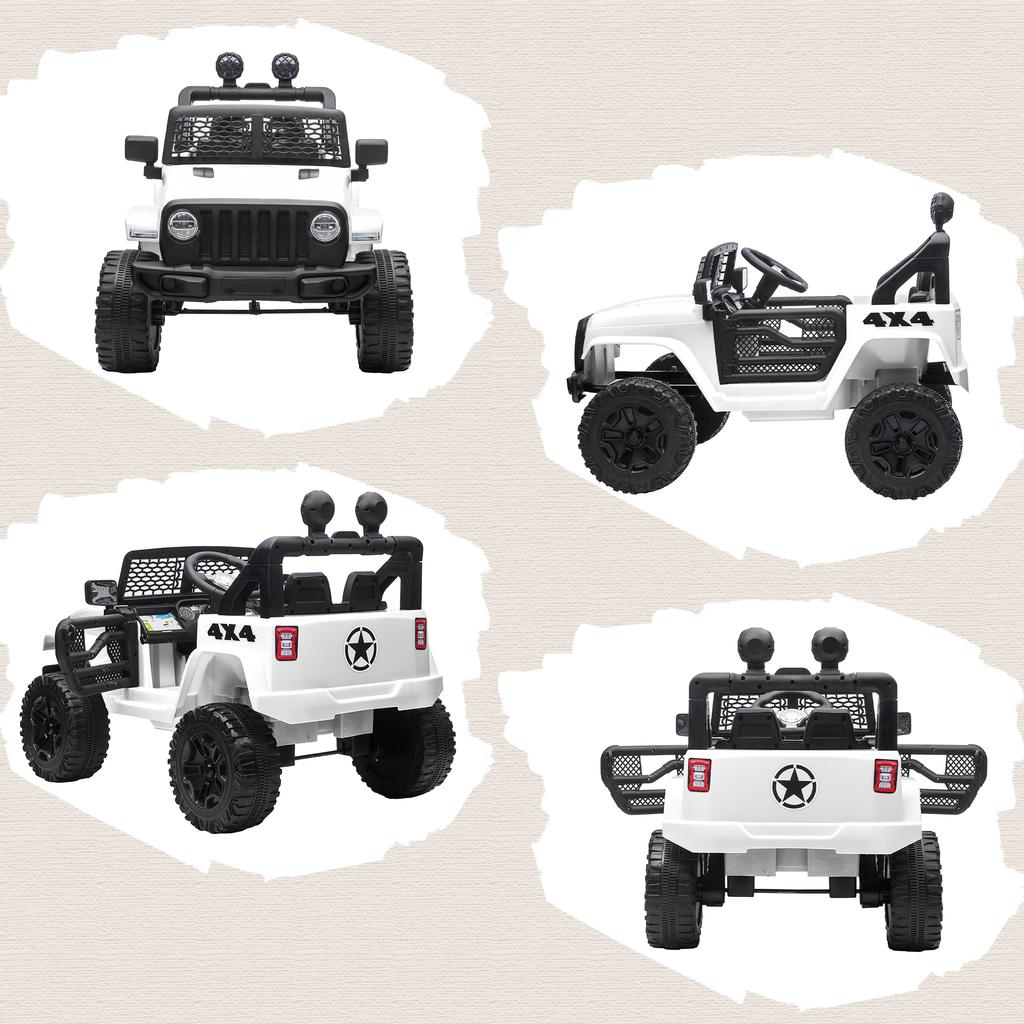 12V Kids Electric Ride On Car Truck Toy SUV with Remote Control for 3-6 Yrs