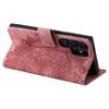 Custodia in Pelle con Totem Goffrato per Samsung Galaxy S26 S25 Edge S24 S23 FE S22 Ultra S21 S20 Plus Note20 Copertura a Portafoglio Flip
