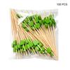 100 Pezzi Spiedini Usa e Getta per Cibo Stuzzicadenti Legno Buffet Cupcake Frutta Forchetta Festa Torta Dessert Insalata Bastoncino a Forma di Cuore
