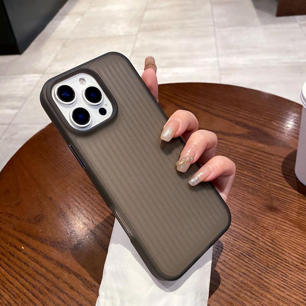 Samsung S25ultra Matte Skin feeling Mobile Phone Case S24plus Corrugated Plane Powerful Magnetic Case