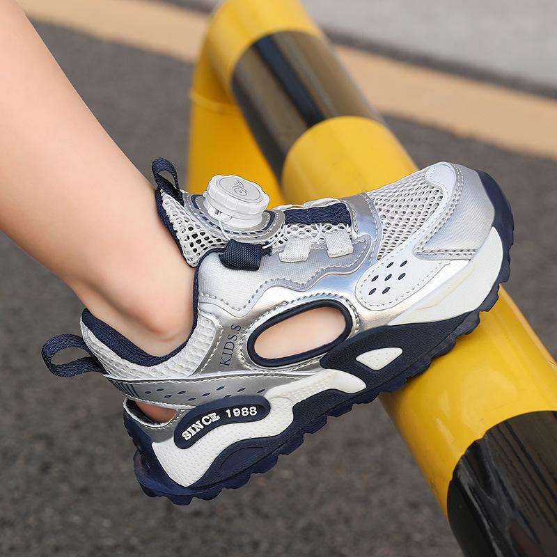 2026 New Soft-soled Non-slip Single-mesh Frame Shoes, Children's Lightweight Sports Shoes