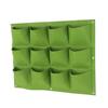 12 Pockets Hanging Wall Planter Bag Degradable Vertical Greening Planter  Outdoor Gardening