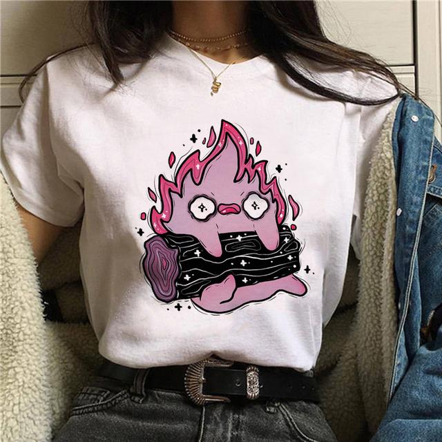 Tricou Harajuku Horror Psychedelic Satan Tricou Punk Tricou Demon Grim Death