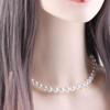 Choker White Pearl Fashion Jewelry Round Korean Style Clavicle Chains Pearl Chokers Women Necklaces