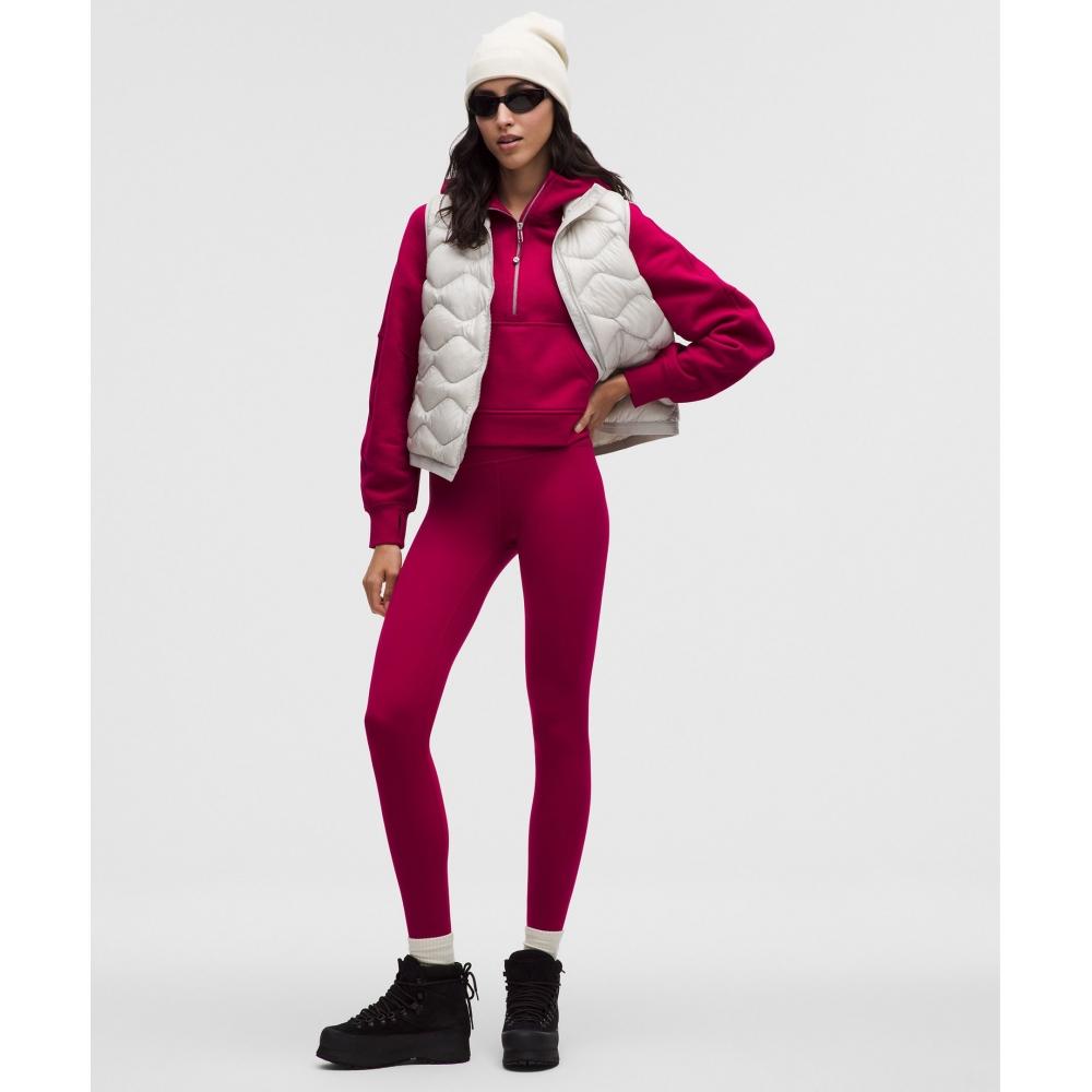 Lululemon Women S Featherweight 900 Down Fill Quilted veSt Dove Grey