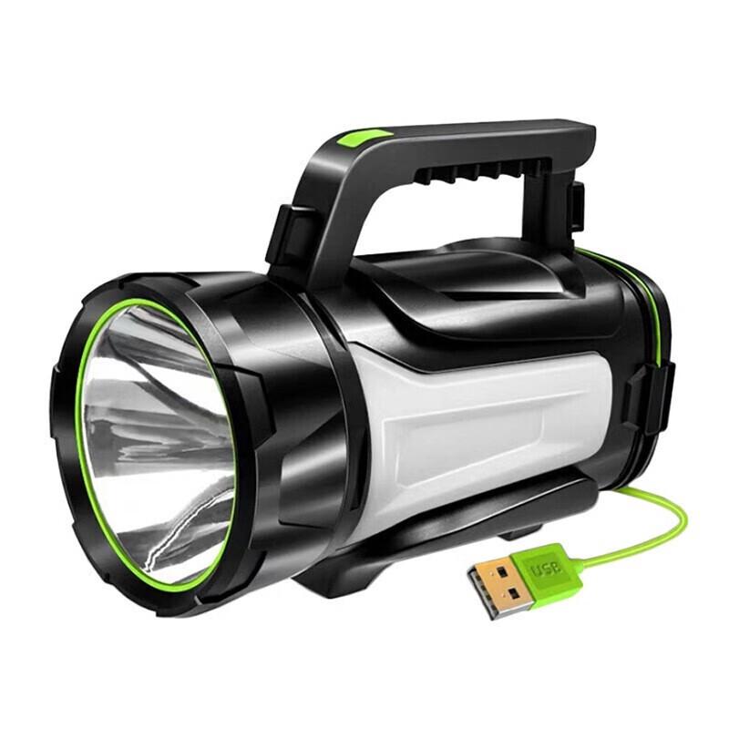 Rechargeable Long-Range LED Searchlight Flashlight