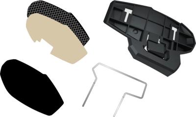 SYGN HOUSE Motorcycle Intercom for SB6XR Optional Parts Mounting Base Set Compatible with B+COM (B-COM SB6XR) SB6XR/SB6X (Product Code 00082400)