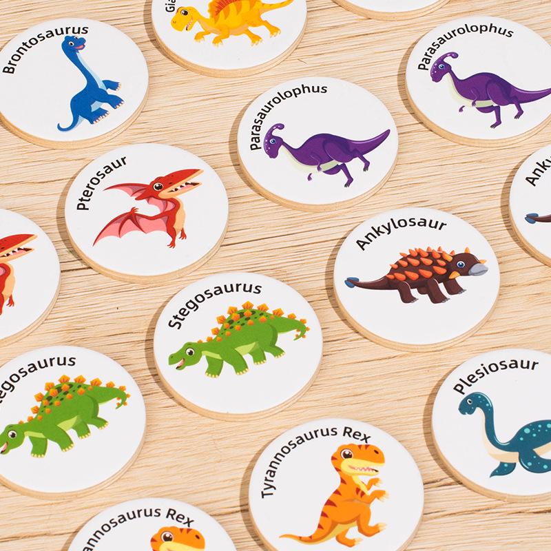 Dziecięca gra pamięciowa z dinozaurami: Wczesna edukacja i interakcja rodzic-dziecko