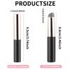 Portable Multi-purpose Mini Translucent Silicone Concealer Brush Lipstick Brush Smudge Brushs Cover Round Head Makeup Brush