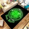 Tappeto Personalizzato con Stemma Celtic Fc per Soggiorno Camera da Letto Casa Decorazione Divano Tappetino Antiscivolo per Giochi Bambini