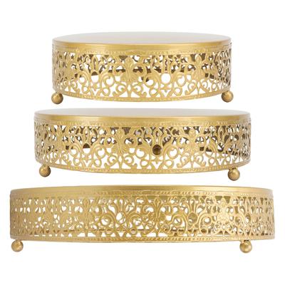 Cake Stand Round Metal Cake Stands Dessert Cake Display Plates for Party Wedding Birthday