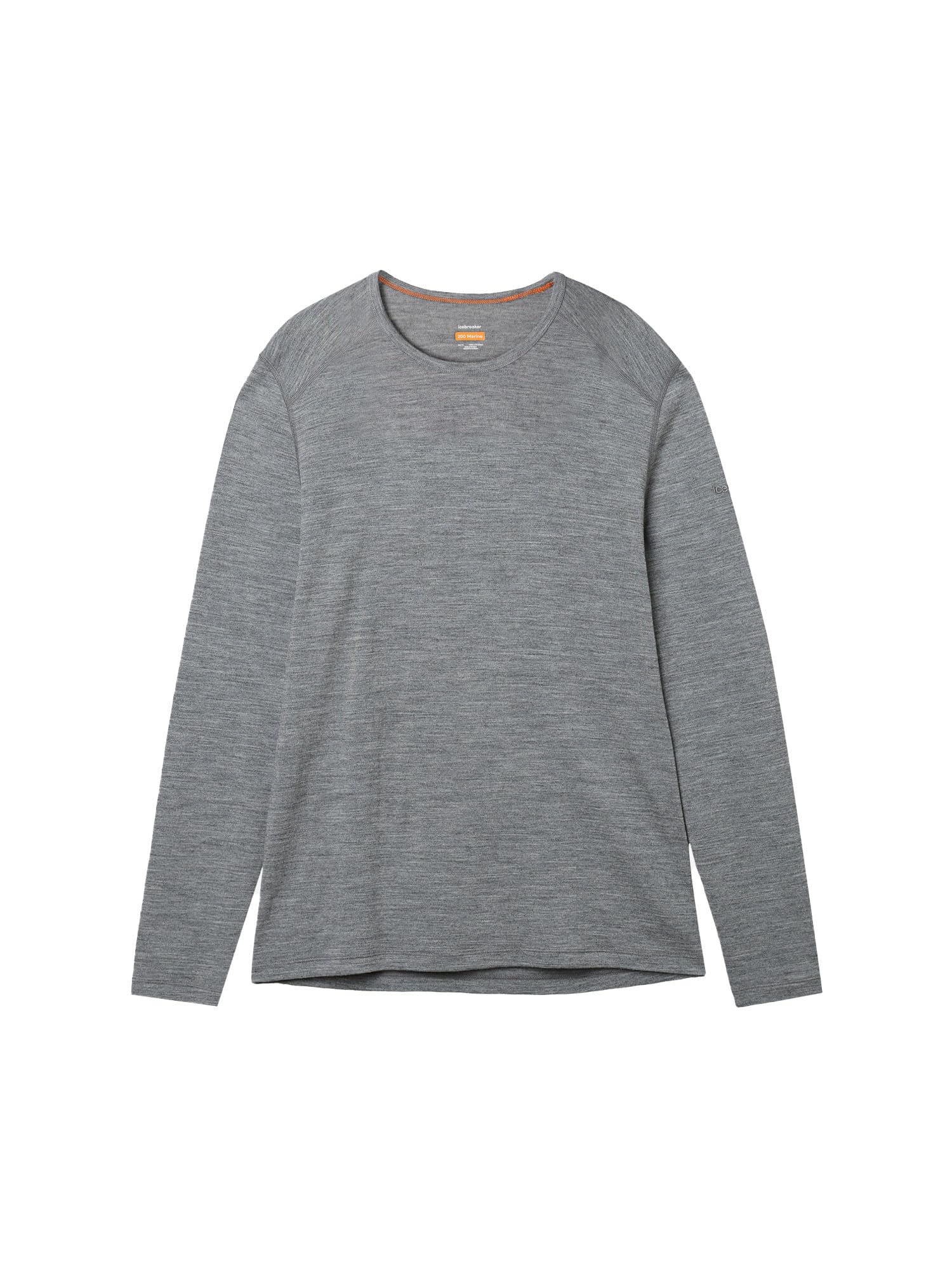[Icebreaker] Icebreaker Long Sleeve T-Shirt Long Men s Merino 200 Oasis Long Sleeve Crew Neck IX2022013_Gridstone Heather M Men s