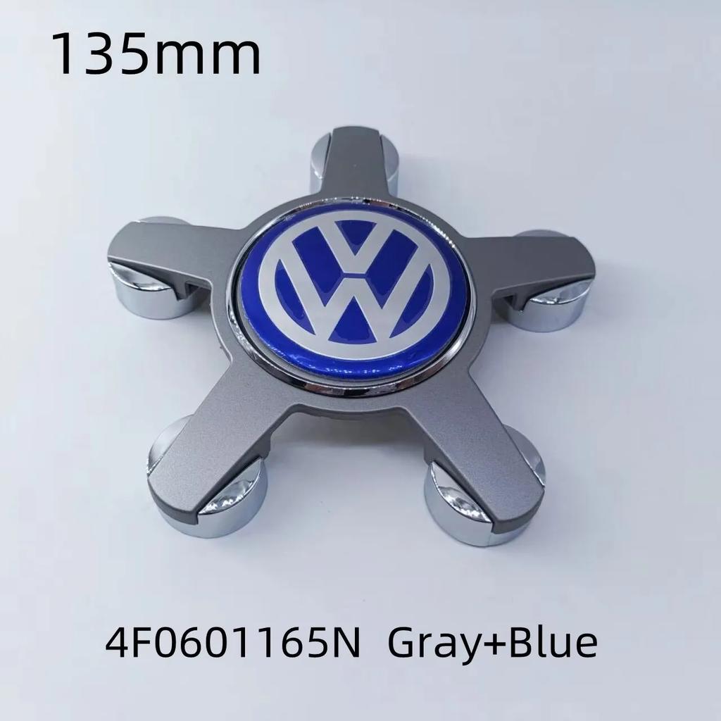 For VW Volkswagen Jetta MK5 Golf 4pcs 135mm Volkswagen Golf Polo Car Wheel Center Caps 5Pins Rim Hub Cover Hubcap Logo Badge Emb