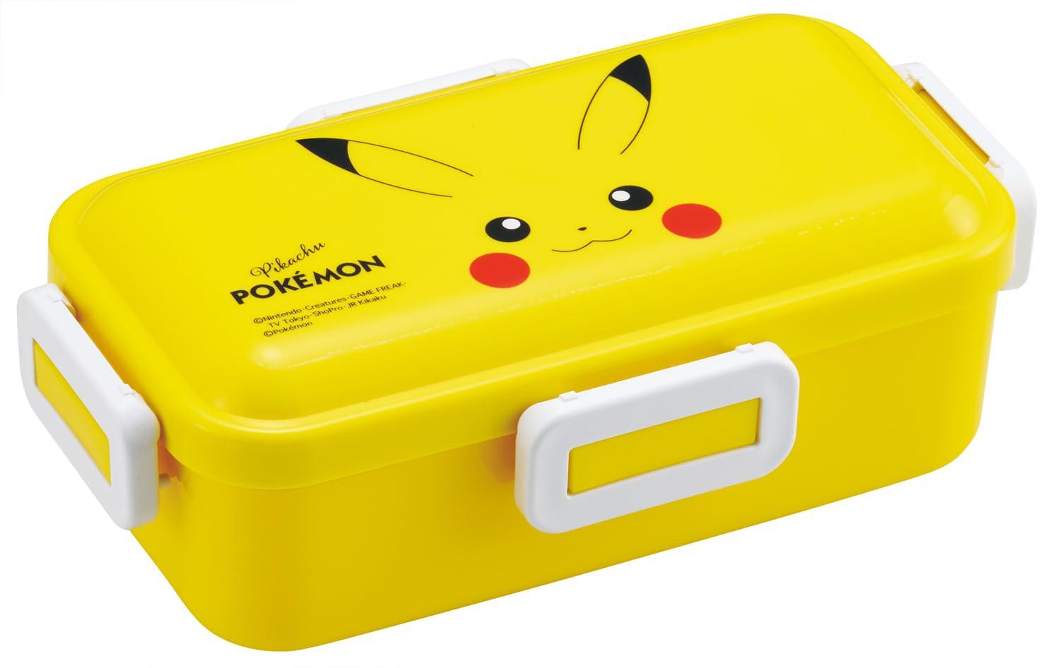 

Skater Bento Fluffy Serving Lunch Made in Pokemon Pikachu Box, Box, 530ml, Japan, Face, 25, PFLB6-A