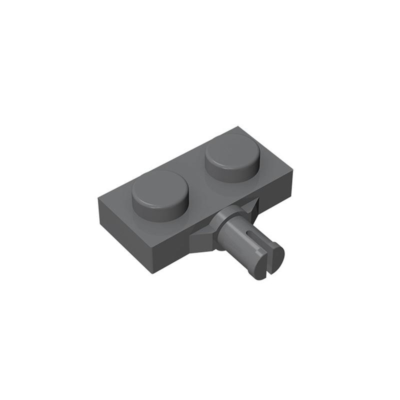 20PCS MOC Assemblaggi Compatibili Particelle 21445 Piastra Modificata 1x2 Con Supporto Per Ruote Blocchi Di Costruzione Parti Gi