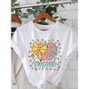 Graphic Print T-Shirt for Teacher Appreciation, Featuring a Short Sleeve Crew Neck Design, Perfect for Casual Wear In Summer