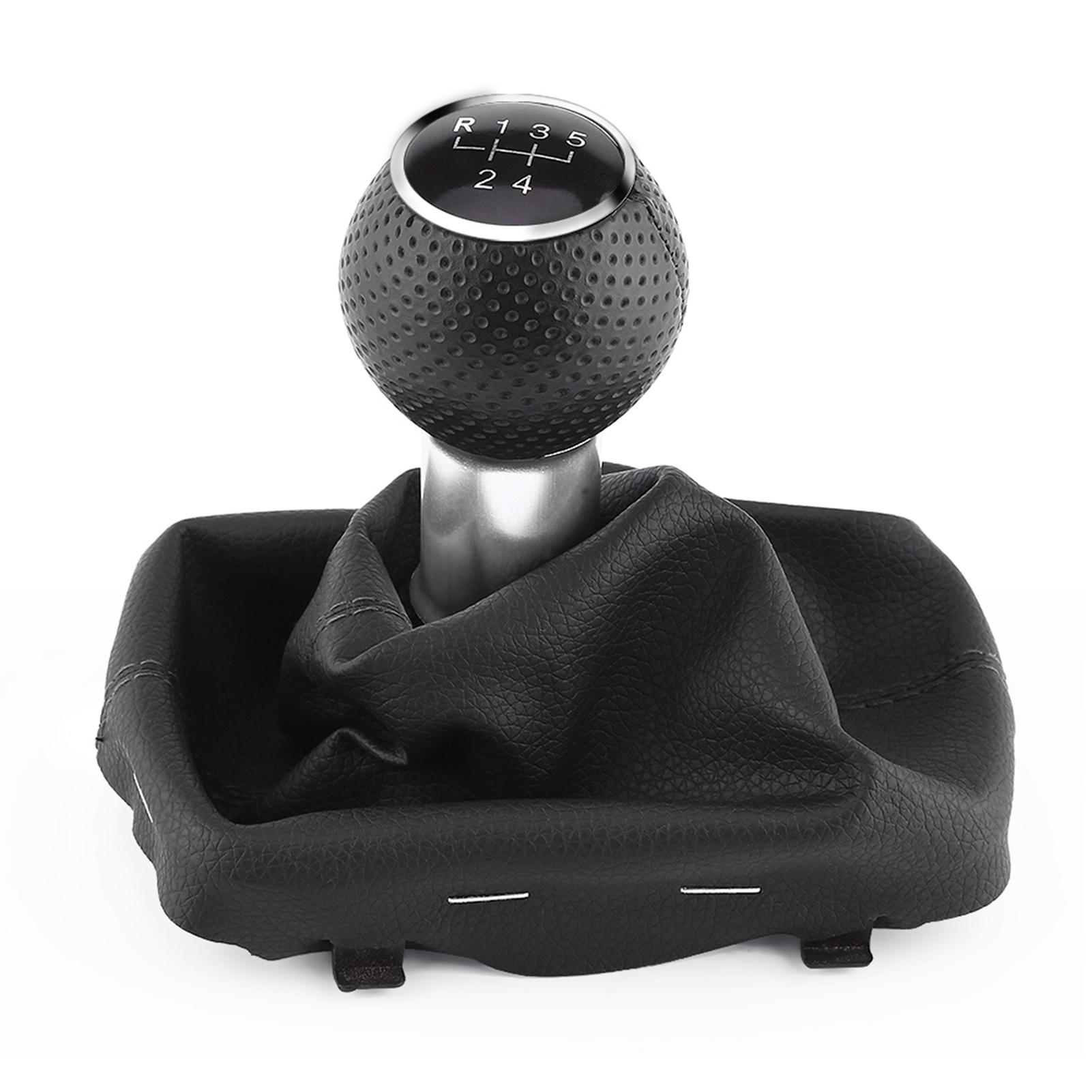 

5 Speed Car Gear Shift Knob Gearstick Gaiter Boot Kit For A3 2001‑2003
