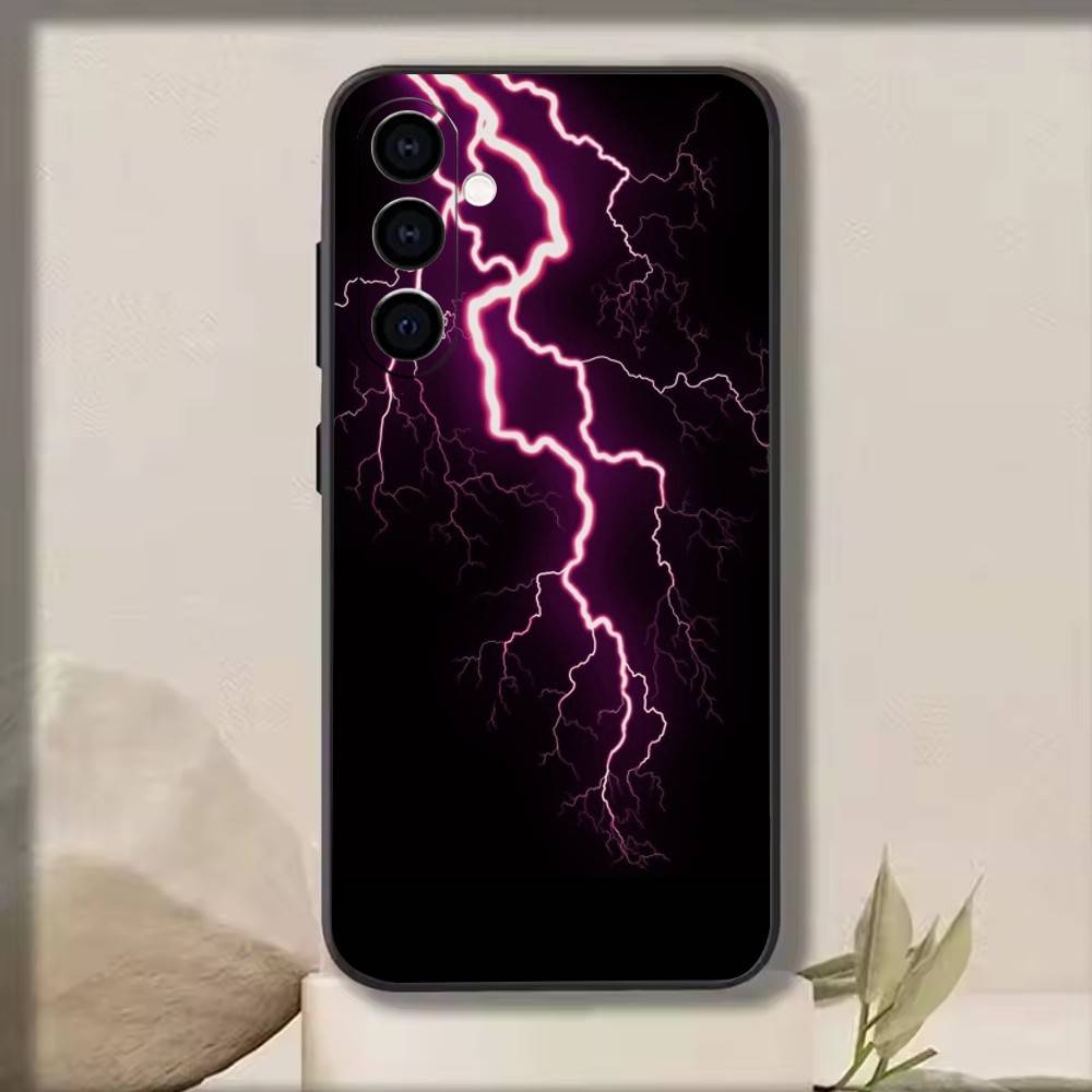 Cool lighting   Phone Case For Samsung Galaxy A73,A72,A71,A70,A53,A52,A51,Soft Silicone Black Cover