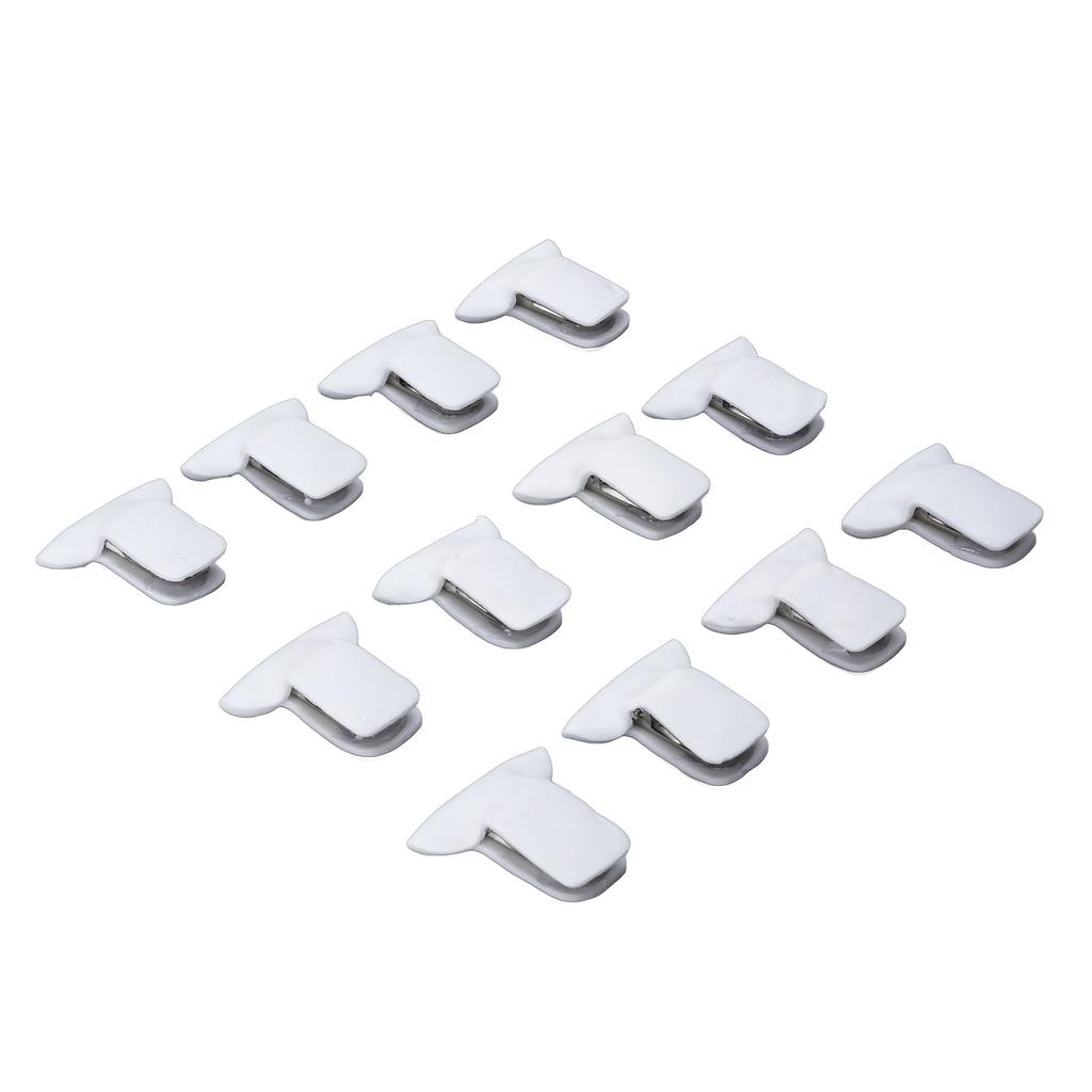 12PC Padded Comforter Clips Compact Multifunctional Metal and Foam Padded Blanket Fasteners