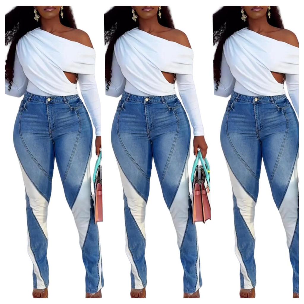 DZ2042-A1 European and American Women's Casual Fashion Jeans