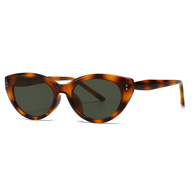 European and American Cross-Border Trendy Street Style Retro Artistic Acrylic Insert Sunglasses Modern Charm Ins Sunglasses 28062
