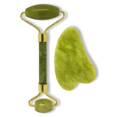 Jade Roll- und Gua Sha Stein