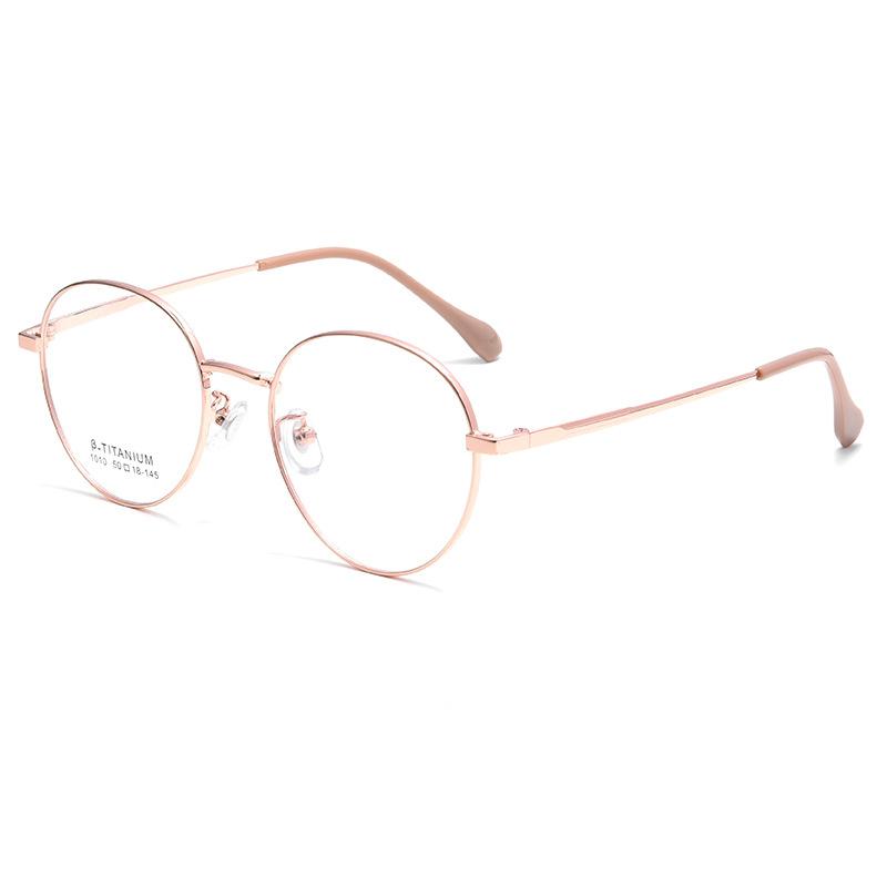 Neue superleichte runde Titan-Lesebrille Bunte Metallfassung Alterssichtigkeit Brille Herren Damen Optik Rezeptbrille