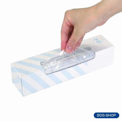 amazing odor-proof bag bos stripe package/transparentm size 90 pieces for processing baby diapers, pet sheets, poop, food waste, sanitary items, etc