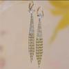 Dreamy Elegance: Exquisite Tassel Ear Cuffs with Dazzling Wheat Design