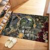 Gothic Style Area Rug Suitable for Decorate Room Balcony Foyer Entryway Anti-slip Rug Decorate Offices Gift for Festivals