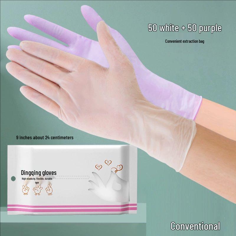 Disposable Extended Nitrile Gloves for Durable Oil-Proof Dishwashing, Cleaning, and Housework.
