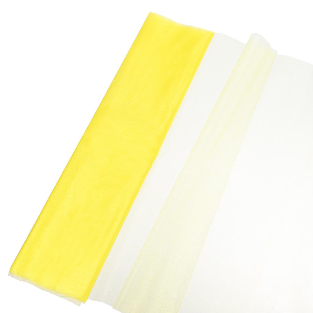 Tulle Sheer Bay Window Gauze Curtains Tulle Fabric Backdrop Curtains for Party Supplies Wedding Birthday 19" by 10.9 Yard