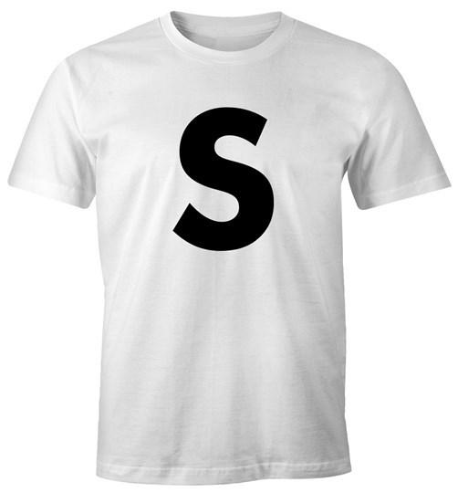 Unisex T-shirt Salt Costume Mustard Letter S Carnival Mardi Gras Fun Shirt-