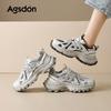 Platform dad shoes new spring show high casual great-looking soft-soled sneakers