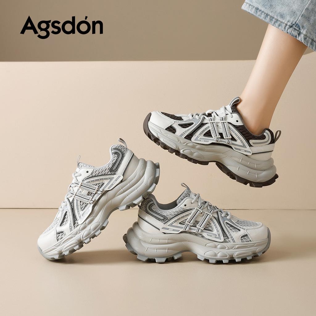 Platform dad shoes new spring show high casual great-looking soft-soled sneakers