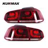 2PCs Car LED Tail Light Assembly For VW Golf 6 MK6 GTI R 2008-2013 Dynamic Turn Signal Reverse Fog Brake TailLights Plug Play