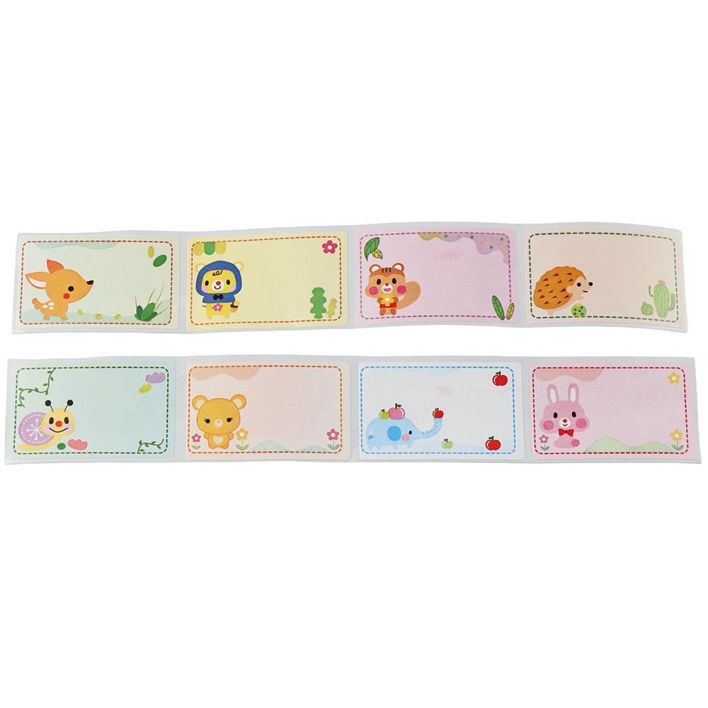 Blank Name Tag Cartoon Name Labels Rectangle Name Stickers  Home