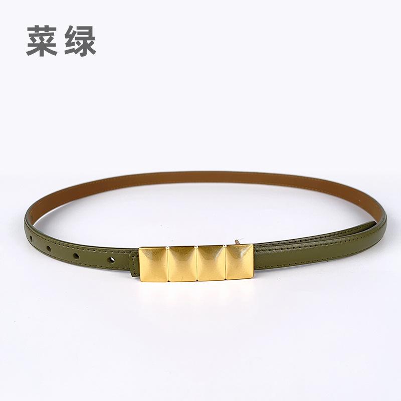 Genuine Leather Women'S Belt Retro Two-Layer Cowhide Belt With Jeans Casual Pants Belt Women'S Model