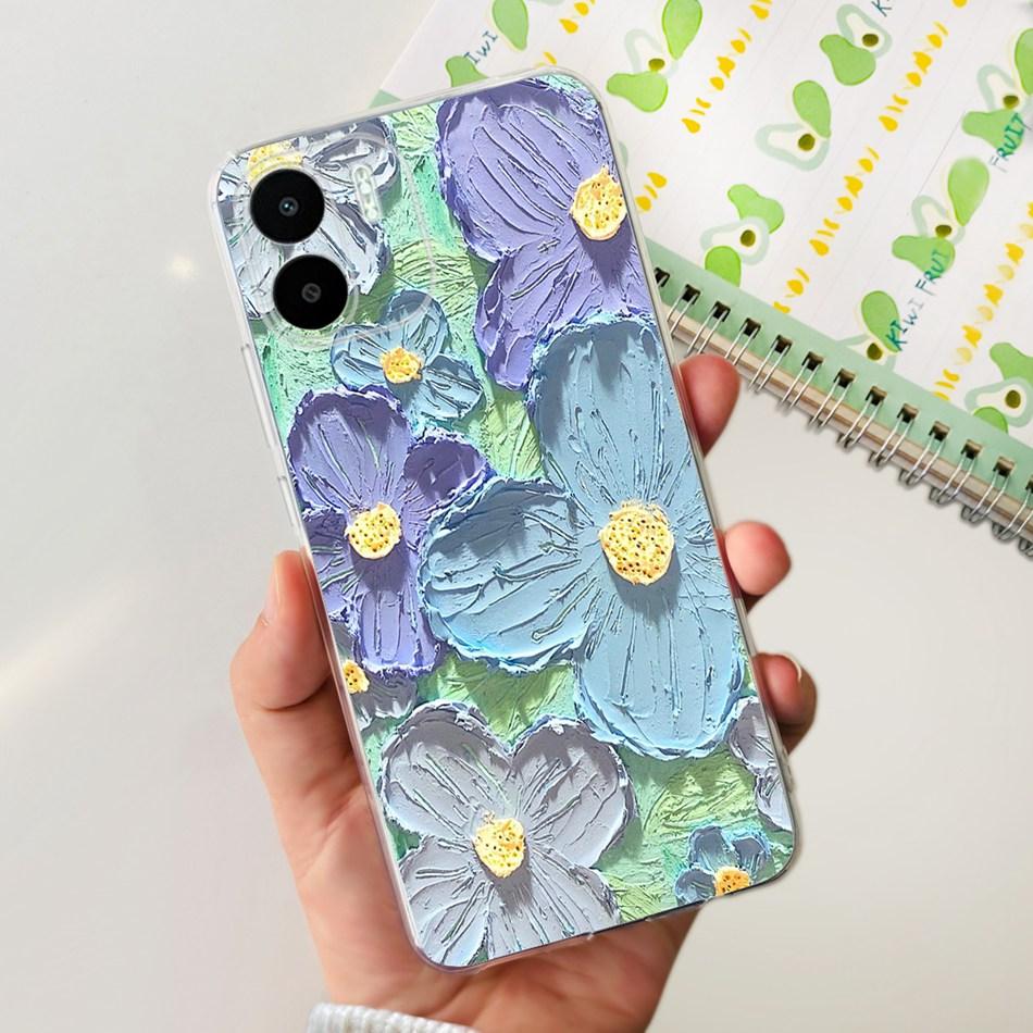 For Xiaomi Redmi A1 A1+ 2022 Cute Painted Phone Case For Redmi A1 Plus RedmiA1 A 1 A1+ Soft Silicone TPU Cases