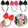 Women Girls Handmade Cosplay Costume Party Decoration Headdress Big Bow Headband Bowknot Hair Bands
