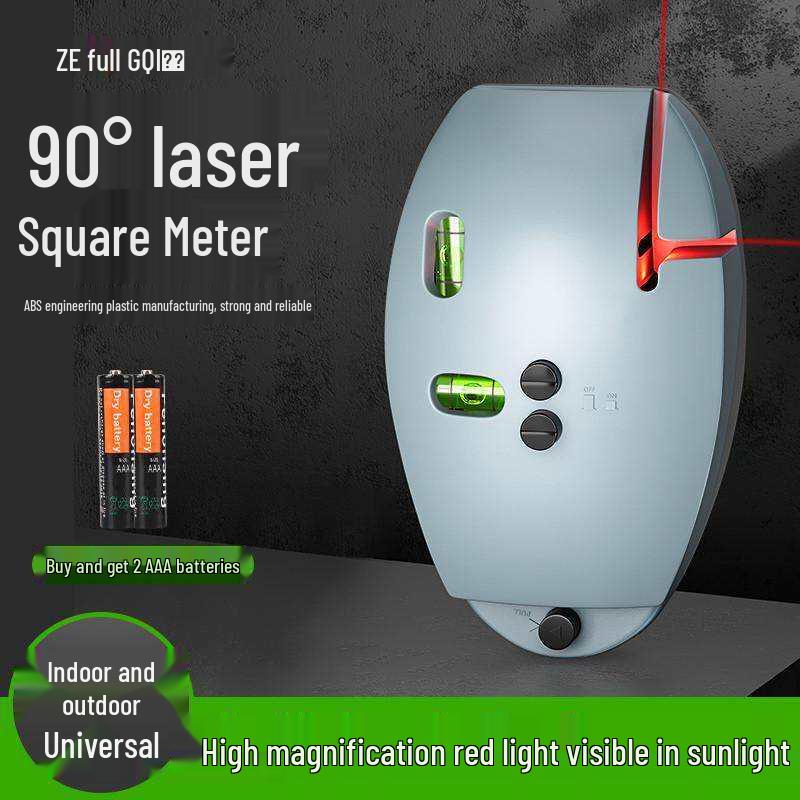 High Precision 90° Infrared Laser Line Level Tool