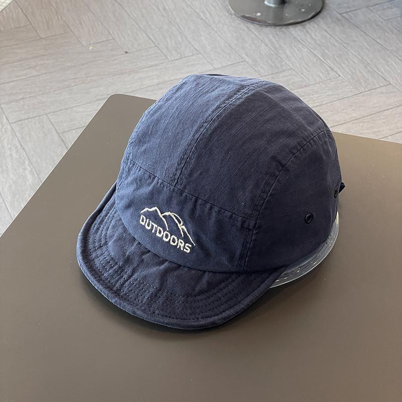 Baseballkappe mit kurzem Schirm und verstellbarer Passform, Sonnenschutz für Damen, Herren, Outdoor-Bekleidung