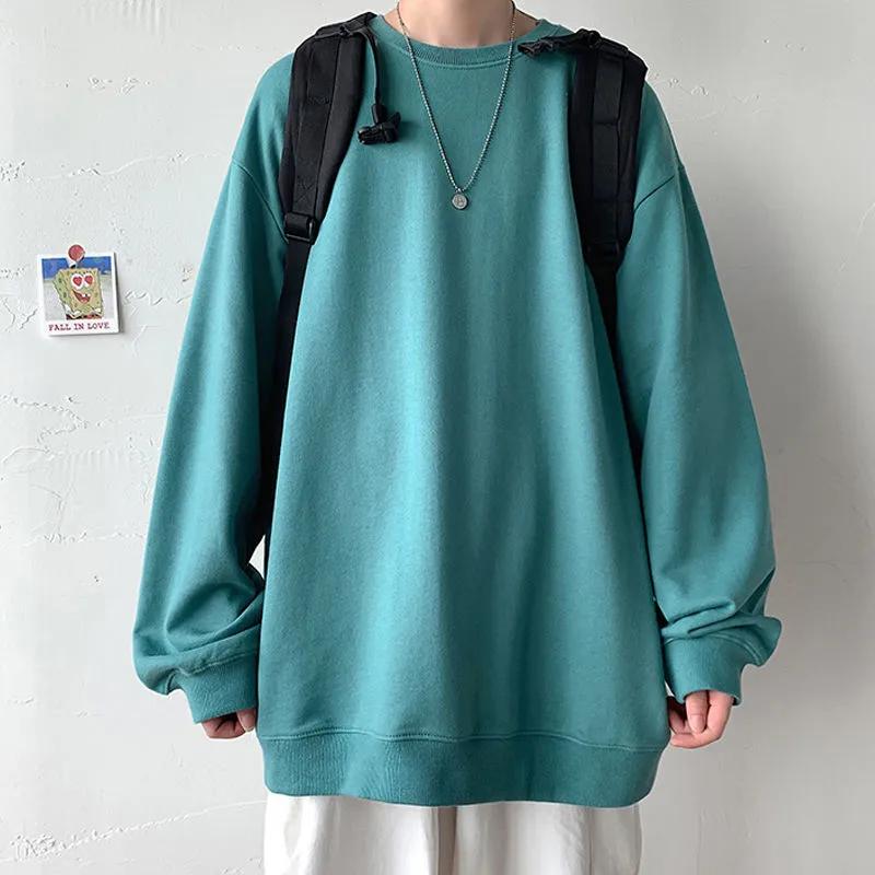 FiveFive Autumn Loose Solid Women Sweatshirts Lady