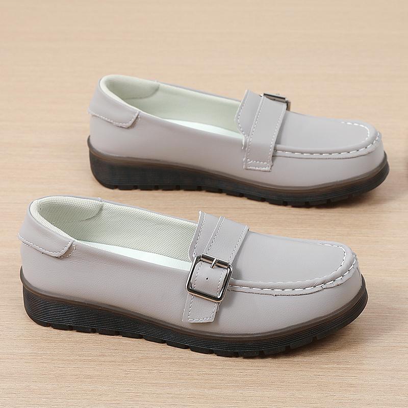 Fashion New Womens PU Leather Loafers Shoes Daily Womens Flats Ladies Shoe Female Spring  Casual Slip on Shoes Luxury Loafers