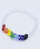 Bonbeau Rainbow Flower Beads Bracelet