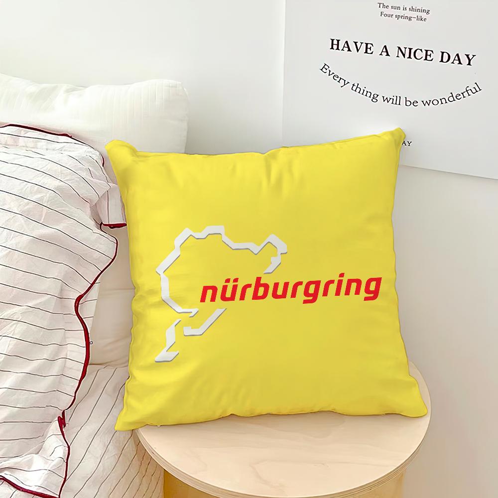 Cool N-Nurburgrings Car Cushion Cover Comfortable Soft Hogar Pillowcase For Sofa Living Room Bed Home Decor Protective Covers