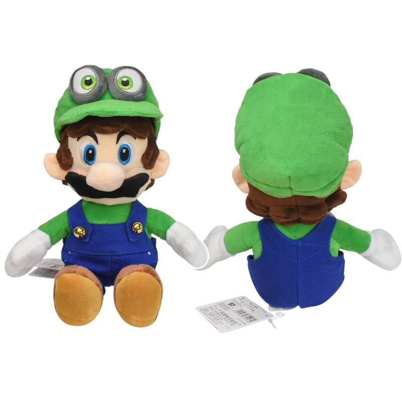 Super Mario Plush Toy Soft And Cuddly Luigi Stuffed Animal For Kids And Collectors 19x16x21cm