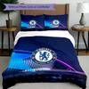 3pcs Duvet Cover Set (1*Duvet Cover + 2*Pillowcase, Without Core),Chelsea F.C Print Bedding Set, Bedroom Decor, All‑Season, Birthday Gift
